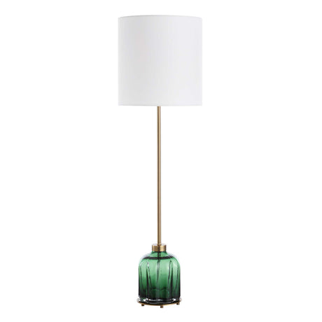 Lois Glass Buffet Lamp - Green by Uttermost - View 4