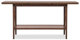Cashiers Flip-Top Console Table Chestnut - Dark Brown by Hooker Furniture - View 3