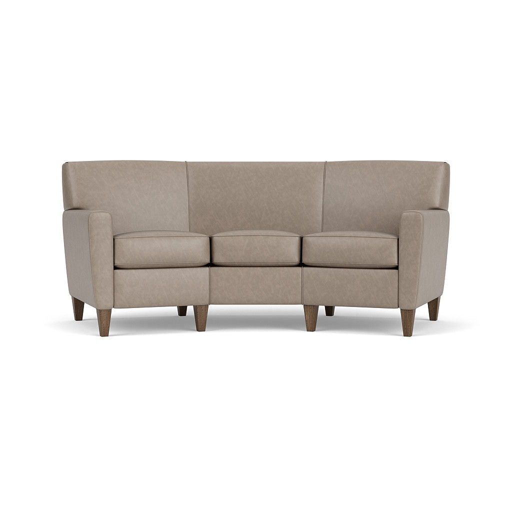 Digby Leather Conversation Sofa | Flexsteel