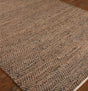 Tobais 9 X 12 Rescued Leather & Fabric Rug - Light Brown by Uttermost - View 1