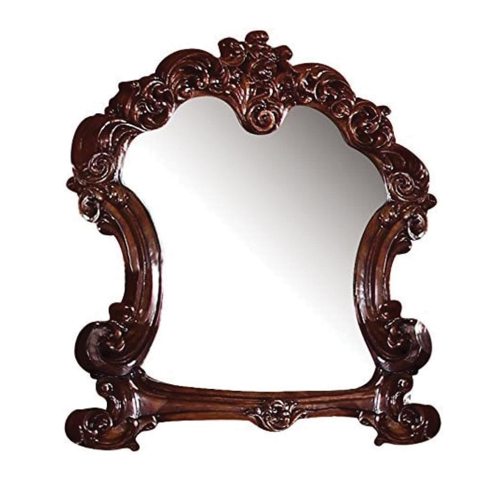 Acme - Vendome Mirror 22004 Cherry Finish