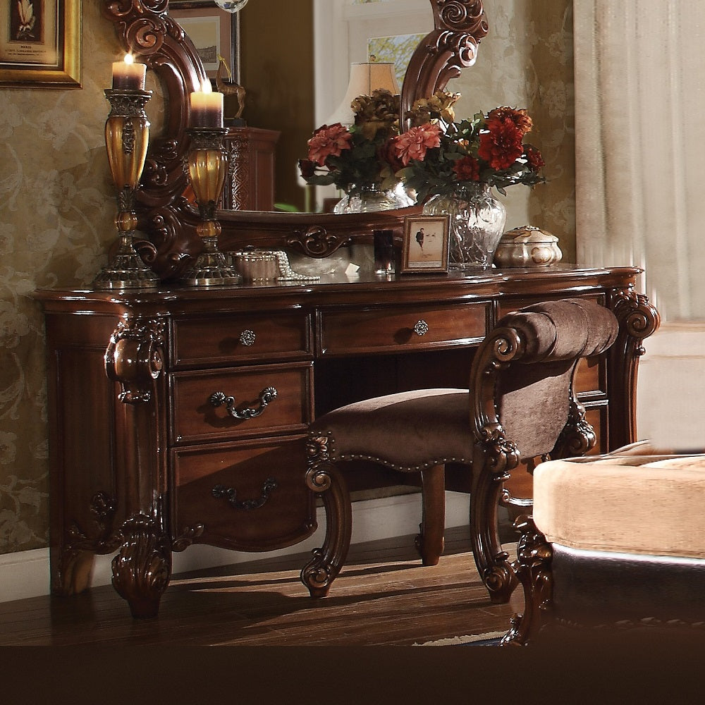 Acme - Vendome Vanity Desk 22009 Cherry Finish