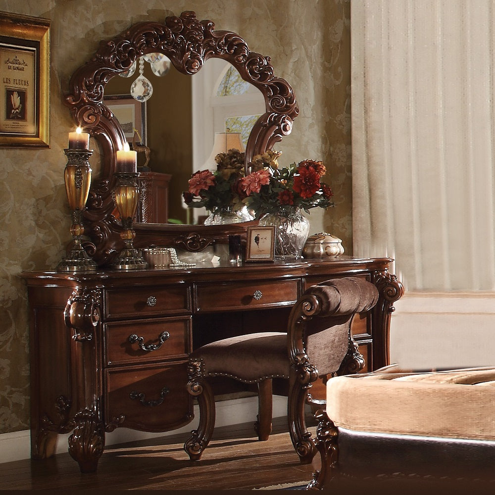 Acme - Vendome Vanity Desk 22009 Cherry Finish