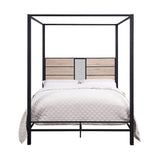 Baara Twin Bed 22050T Natural & Sandy Gray Finish | Acme - 22050T - Home Elegance USA - 1