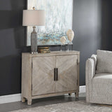 Adalind Washed Accent Cabinet White Washed - Gray by Uttermost - View 5