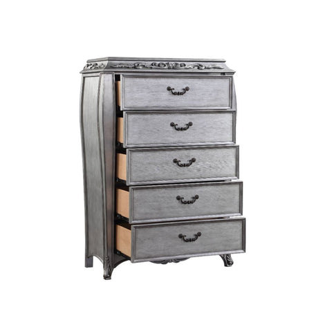 Acme - Leonora Chest 22146 Vintage Platinum