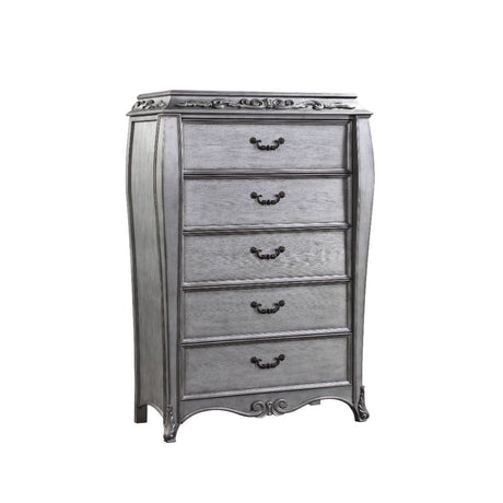 Acme - Leonora Chest 22146 Vintage Platinum