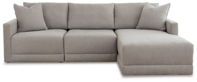 Ashley Shadow Katany 22201S4 3 - Piece Sectional with Chaise - Chenille | Home Elegance USA