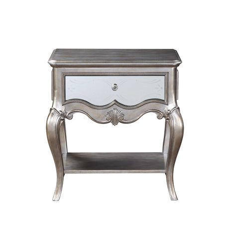 Acme - Esteban Nightstand 22207 Antique Champagne Finish