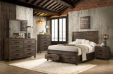 Eastern King Bed 5 Pc Set - Woodmont 5-piece Eastern King Bedroom Set Golden Brown