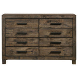 Dresser - Woodmont 8-drawer Dresser Rustic Golden Brown