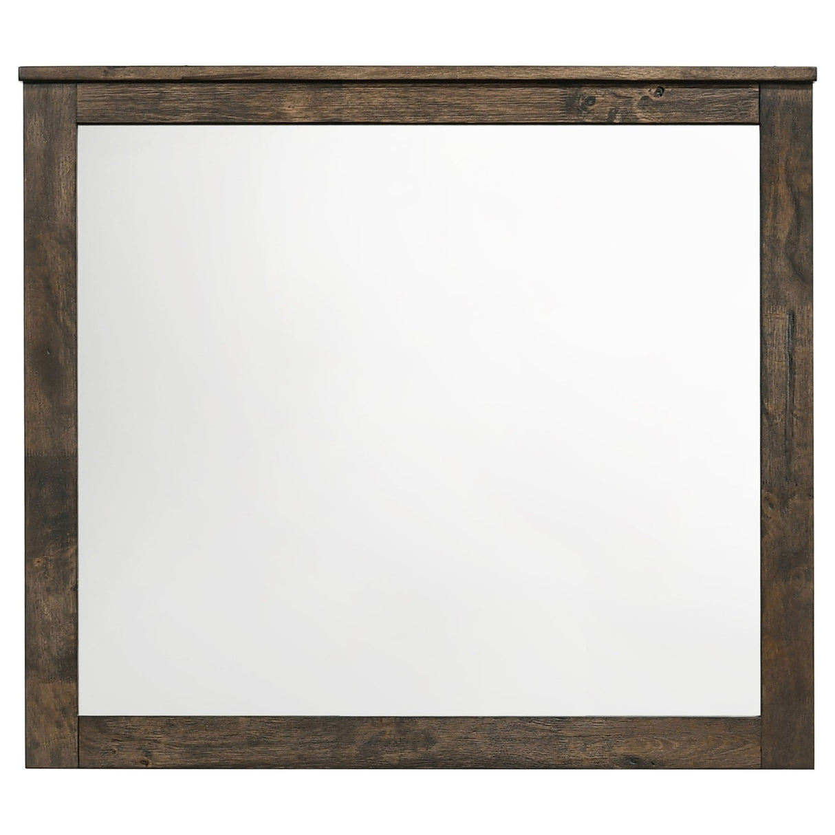 Dresser Mirror - Woodmont Rectangle Dresser Mirror Rustic Golden Brown