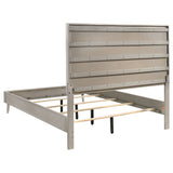 Queen Bed - Ramon Wood Queen Panel Bed Metallic Sterling