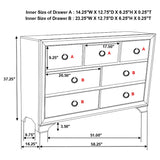 Queen Bed 5 Pc Set - Salford 5-piece Queen Bedroom Set Metallic Sterling