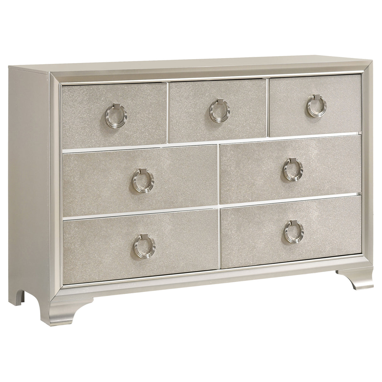 Dresser - Salford 7-drawer Dresser Metallic Sterling