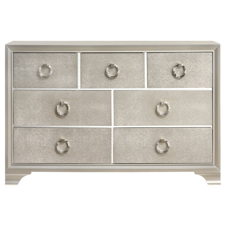 Dresser - Salford 7-drawer Dresser Metallic Sterling