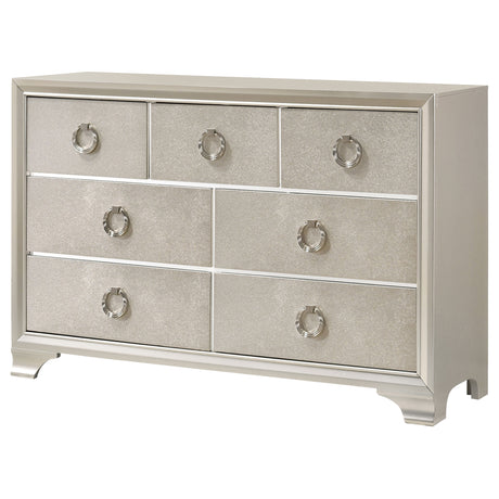 Dresser - Salford 7-drawer Dresser Metallic Sterling