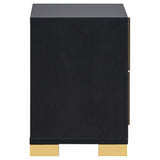 Nightstand - Marceline 2-drawer Nightstand Black