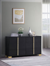 Dresser - Marceline 6-drawer Dresser Black