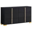 Dresser - Marceline 6-drawer Dresser Black