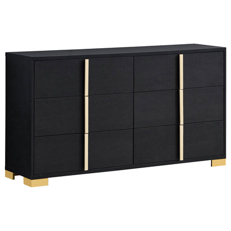 Dresser - Marceline 6-drawer Dresser Black