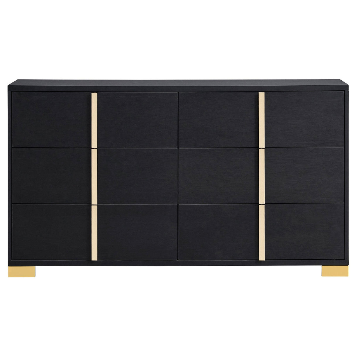 Dresser - Marceline 6-drawer Dresser Black