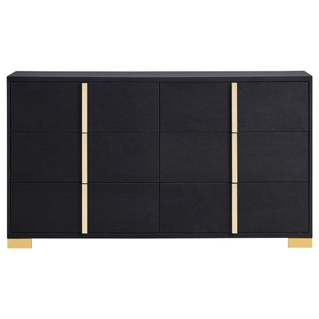 Dresser - Marceline 6-drawer Dresser Black