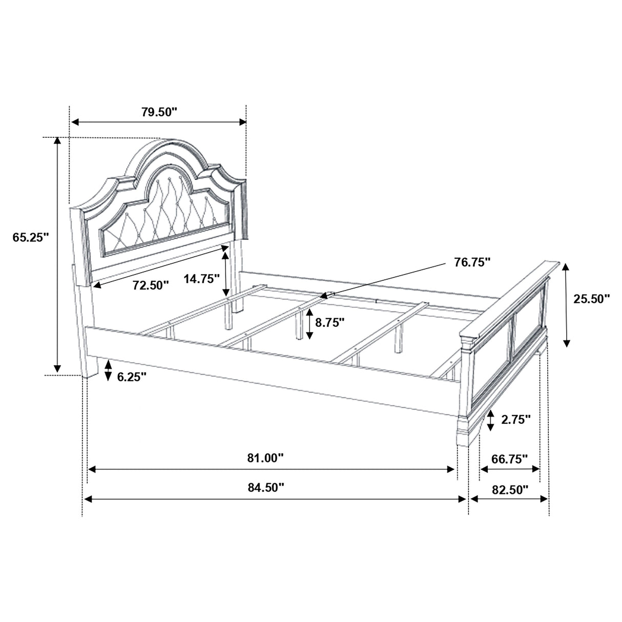 Eastern King Bed 4 Pc Set - Manchester 4-piece Eastern King Bedroom Set Wheat Brown