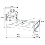 California King Bed 4 Pc Set - Manchester 4-piece California King Bedroom Set Wheat Brown