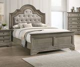 California King Bed - Manchester Wood California King Panel Bed Wheat Brown