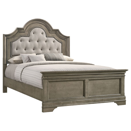 California King Bed - Manchester Wood California King Panel Bed Wheat Brown