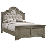 Queen Bed - Manchester Wood Queen Panel Bed Wheat Brown