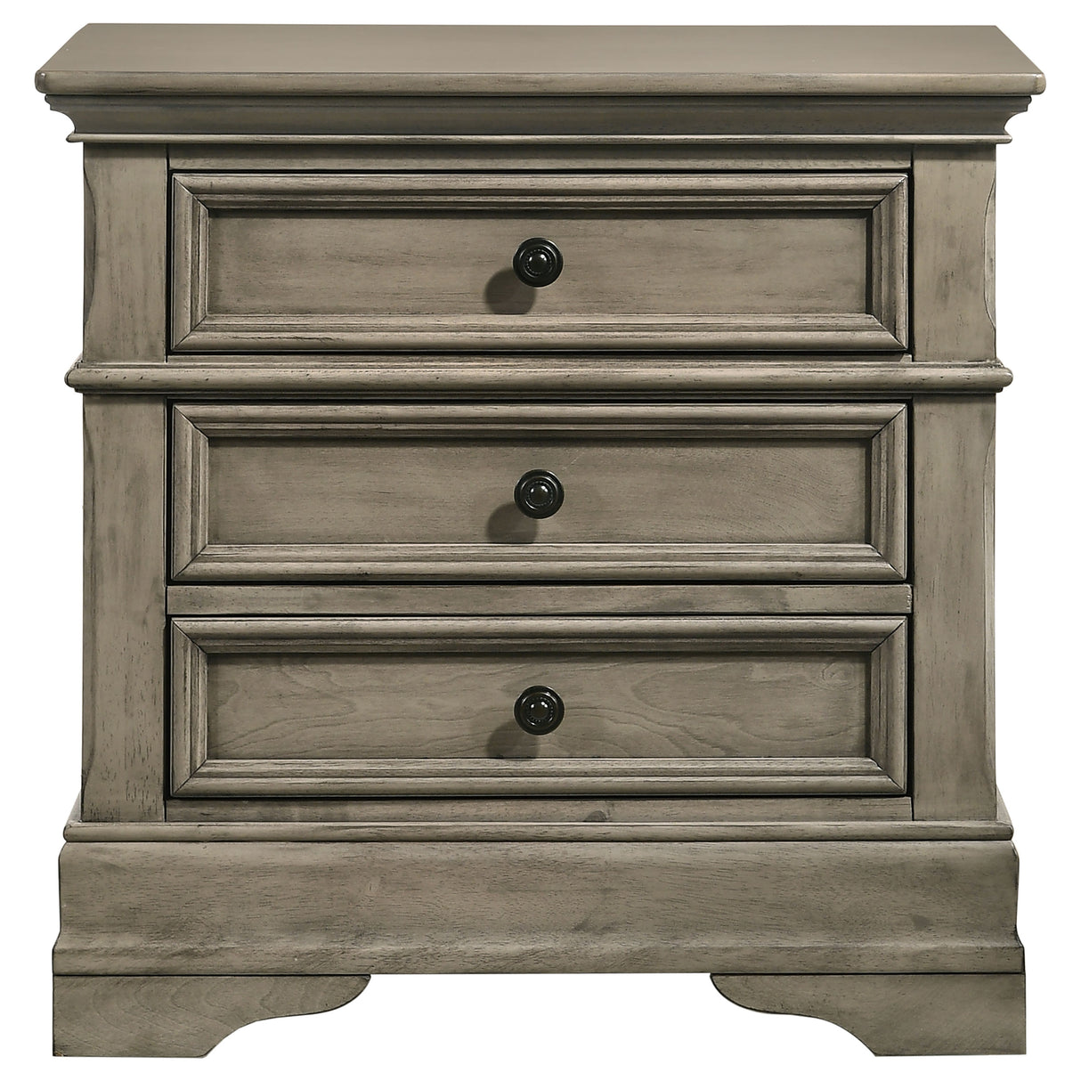 Nightstand - Manchester 3-drawer Nightstand Wheat