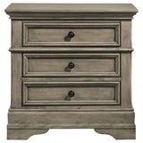 Nightstand - Manchester 3-drawer Nightstand Wheat