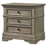 Nightstand - Manchester 3-drawer Nightstand Wheat