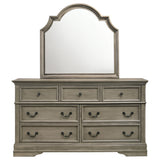 Dresser With Mirror - Manchester 7-drawer Dresser with Mirror Wheat