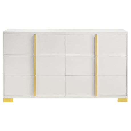 Eastern King Bed 5 Pc Set - Marceline 5-piece Eastern King Bedroom Set White