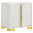 Nightstand - Marceline 2-drawer Nightstand White