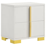 Nightstand - Marceline 2-drawer Nightstand White