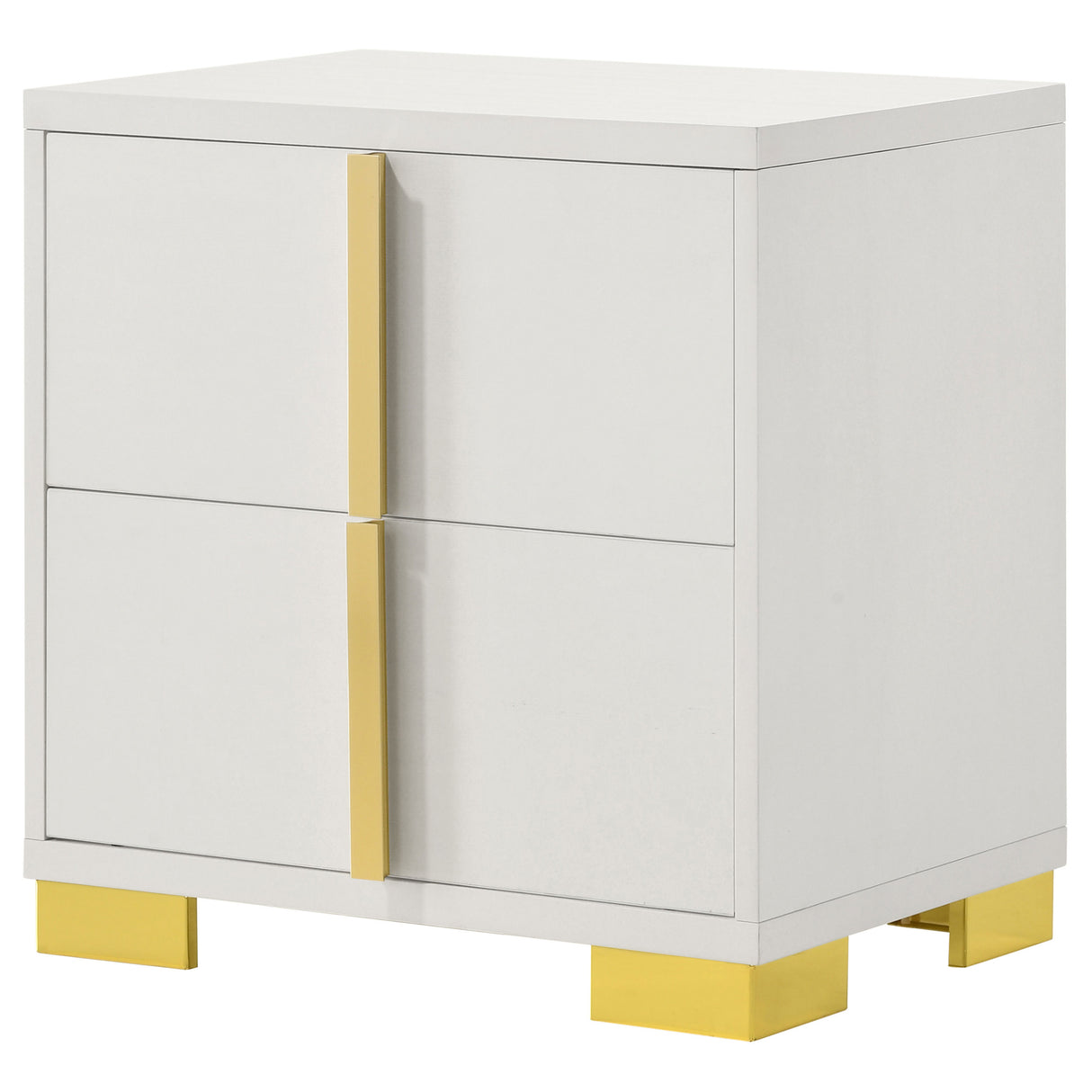 Nightstand - Marceline 2-drawer Nightstand White