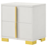 Nightstand - Marceline 2-drawer Nightstand White