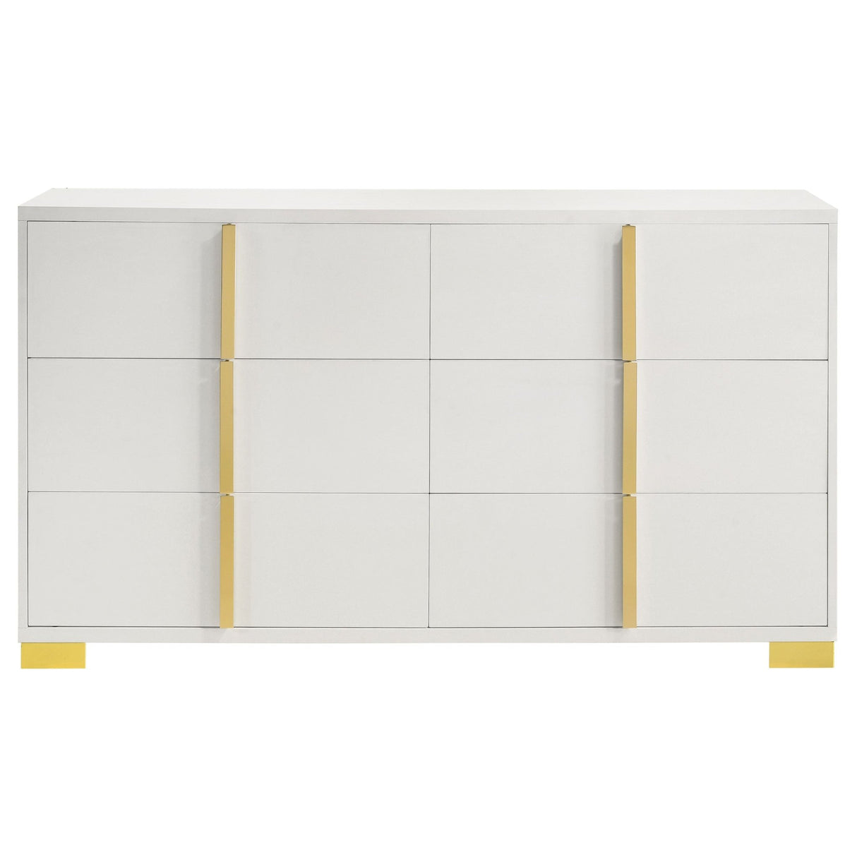 Dresser - Marceline 6-drawer Dresser White