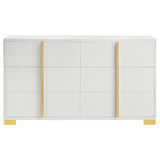 Dresser - Marceline 6-drawer Dresser White