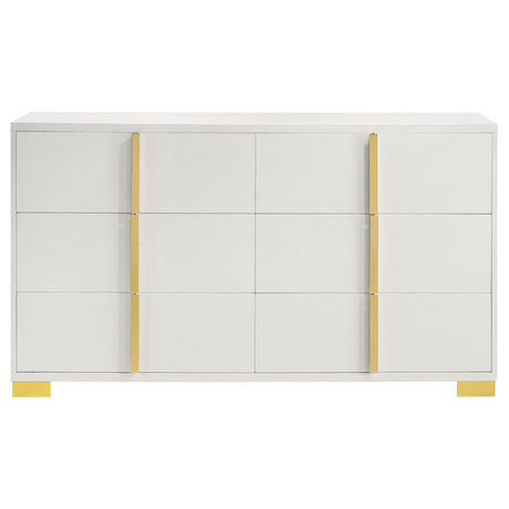 Dresser - Marceline 6-drawer Dresser White