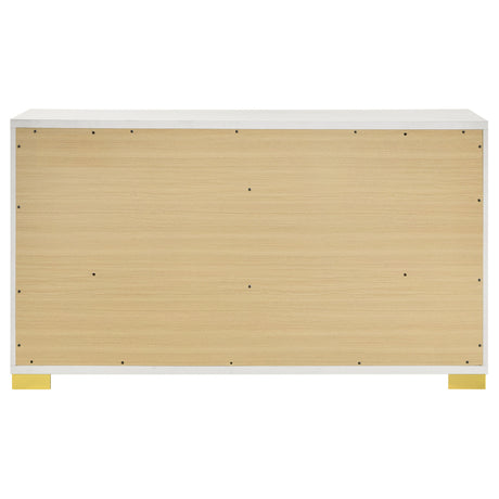 Dresser - Marceline 6-drawer Dresser White