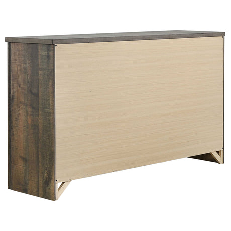 Dresser - Frederick 6-drawer Dresser Weathered Oak