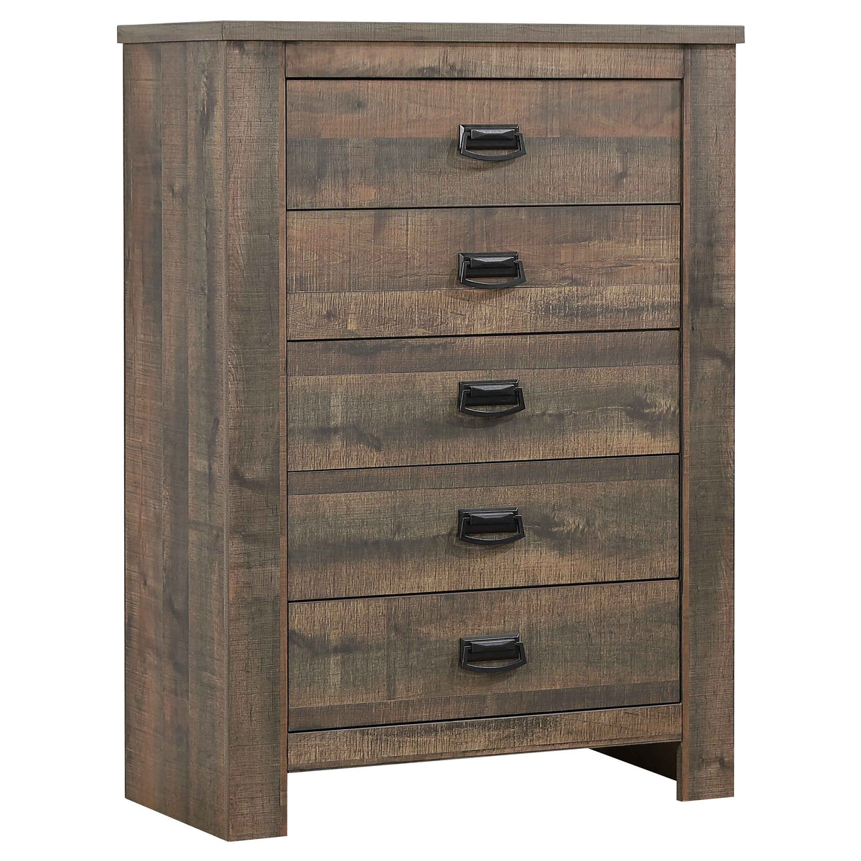 Chest - Frederick 5-drawer Chest Weathered Oak