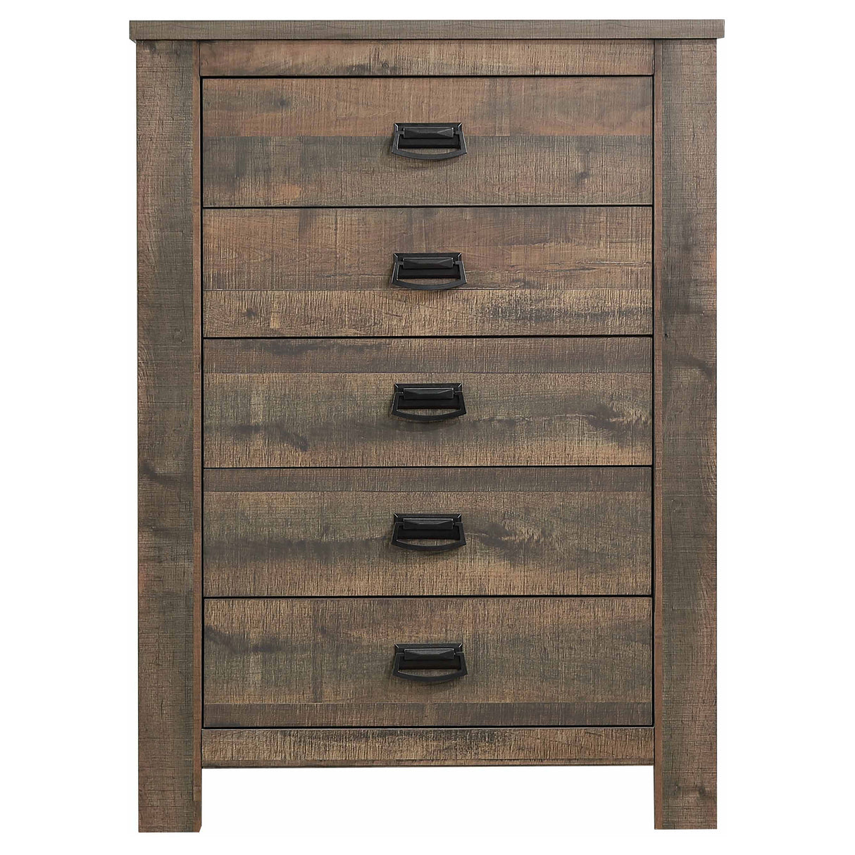 Chest - Frederick 5-drawer Chest Weathered Oak