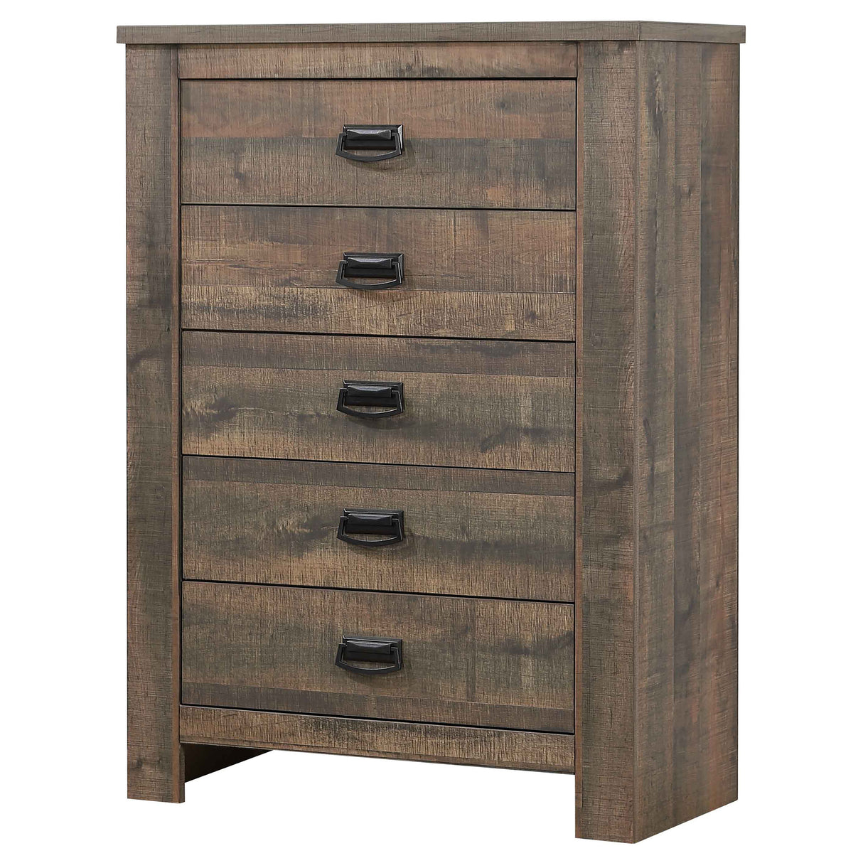 Chest - Frederick 5-drawer Chest Weathered Oak