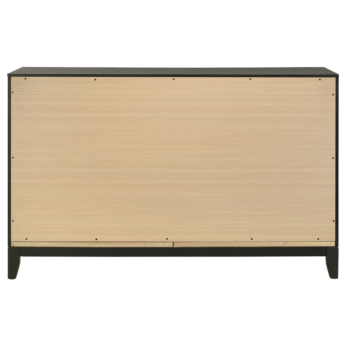 Dresser - Valencia 6-drawer Dresser Light Brown and Black